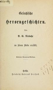 Cover of: Griechische Heroengeschichten