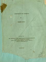 Opportunities for recreation in Greater Boston by United States. Works Progress Administration. National Youth Administration. Vocational Counseling Project. Massachusetts.