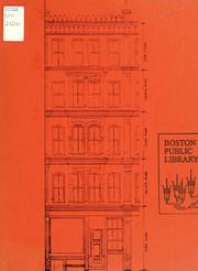 Cover of: 35 Kingston street, condominium, Boston, ma. by Boston Redevelopment Authority
