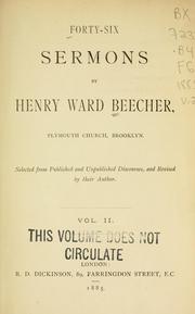 Cover of: Forty-six sermons