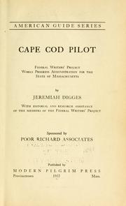 Cover of: Cape Cod pilot by Josef Berger