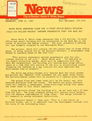 Cover of: News release dated June 23, 1982.