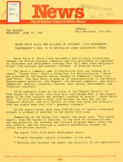 Cover of: News release dated June 30, 1982.