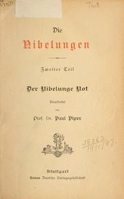 Cover of: Die Nibelungen