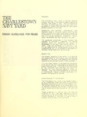 Cover of: The Charlestown navy yard: design guidelines for reuse.