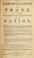 Cover of: The consequences of trade, as to the wealth and strength of any nation; of the woollen trade in particular ... With a narrative of the steps taken by Mr. Webber, for getting an Act of Parliament to comfirm a charter granted him by his Majesty ...