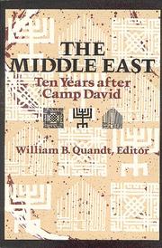 Cover of: The Middle East: Ten Years After Camp David