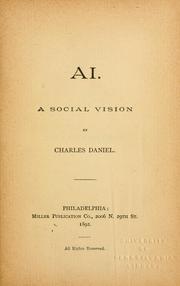 Cover of: Ai by Charles S. Daniel, Charles S. Daniel