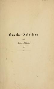 Cover of: Erklärungsarten des Goetheschen Faust.