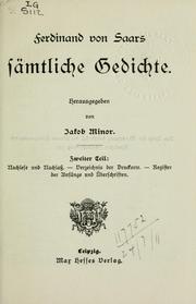 Cover of: Sämtliche Werke