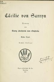 Cover of: Deutscher Adel um 1900. by Georg von Ompteda, Georg von Ompteda