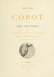 Cover of: Histoire de Corot et de ses uvres by Etienne Moreau-Nélaton