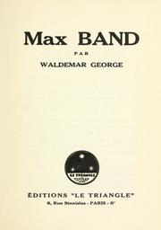 Cover of: Max Band