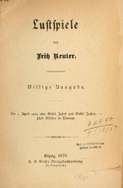 Cover of: Sämtliche Werke. Ergänzungsbände.