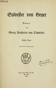 Cover of: Deutscher Adel um 1900. by Georg von Ompteda, Georg von Ompteda