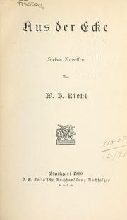 Cover of: Geschichten und Novellen.