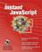 Cover of: Instant JavaScript