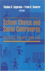 Cover of: School Choice and Social Controversy by 