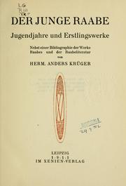 Cover of: Der junge Raabe by Herman Anders Krüger