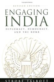 Cover of: Engaging India: Diplomacy, Democracy, And the Bomb: Revised Edition