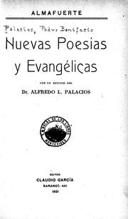 Cover of: Nuevas poesías y Evangélicas