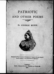 Patriotic and other poems by George Munn