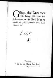 Cover of: Gilian the dreamer by Neil Munro