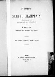 Notice sur Samuel Champlain by L. Delayant