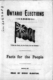 Ontario elections, 1883