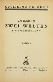 Cover of: Zwischen zwei Welten by Guglielmo Ferrero