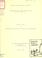 Cover of: Washington park urban renewal area, project no. Mass. R-24: report - part i - on feasibility of placing utility services underground.