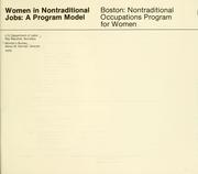 Cover of: Women in nontraditional jobs: a program model. by United States. Women's Bureau.