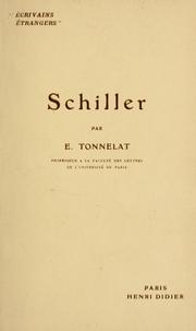 Cover of: Schiller.