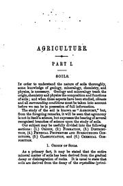 Cover of: Agricultural text-book