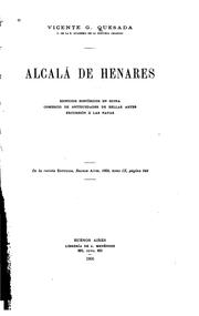 Cover of: Alcalá de Henares, edificios históricos en ruina, comercio de antiguedades de Bellas Artes ...