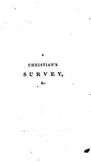 Cover of: A Christian's survey of all the primary events and periods of the world; from the commencement ...