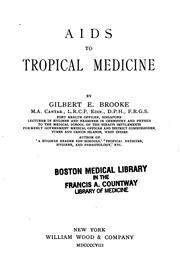 Cover of: Aids to Tropical Medicine by Gilbert Edward Brooke