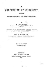 Cover of: A Compendium of Chemistry