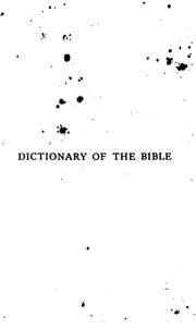 Cover of: A historical ... dictionary of the holy Bible