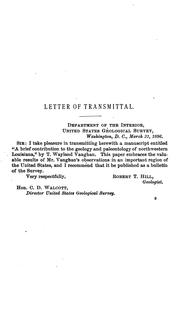 Cover of: A Brief Contribution to the Geology and Paleontology of Northwestern Louisiana by Thomas Wayland Vaughan