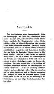 Cover of: Altlivlands Rechtsbücher: Zum Theil nach bisher unbenutzten Texter