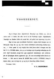 Cover of: Alphabetische naamlist van boeken, plaat- en kaartwerken: die gedurende de jaren 1850 tot en met ... by Carel Leonhard Brinkman