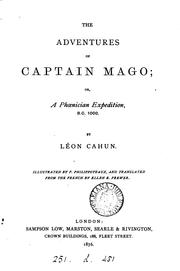 Cover of: The adventures of captain Mago: or, A Phœnician expedition, B.C. 1000