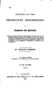 Cover of: A History of the Protestant Reformation in England and Ireland: Showing how ...