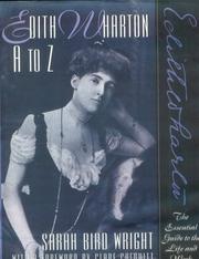 Cover of: Edith Wharton A to Z: the essential guide to the life and work