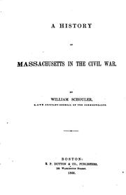 Cover of: A History Of Massachusetts In The Civil War
