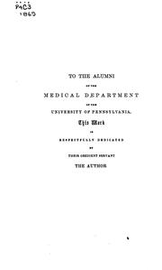 Cover of: A History of the Medical Department of the University of Pennsylvania: from its foundation in ... by Joseph Carson