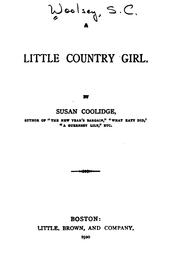Cover of: A Little Country Girl