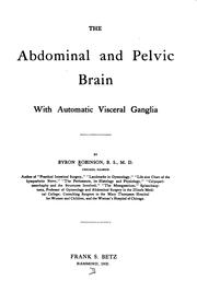 Cover of: The Abdominal and pelvic brain
