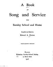 Cover of: A Book for Song and Service for Sunday School and Home